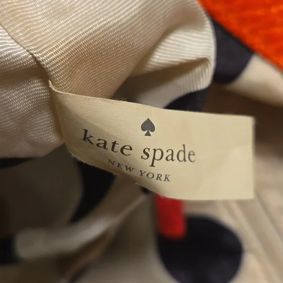 Kate Spade Pebble Leather Tote Orange & Pink - Picture 5 of 12